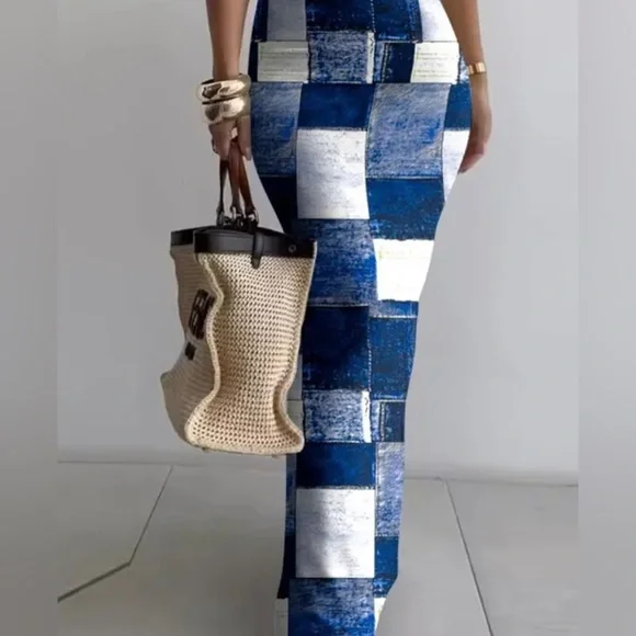 Denim Look Gorgeous Dress - Picture 3 of 8